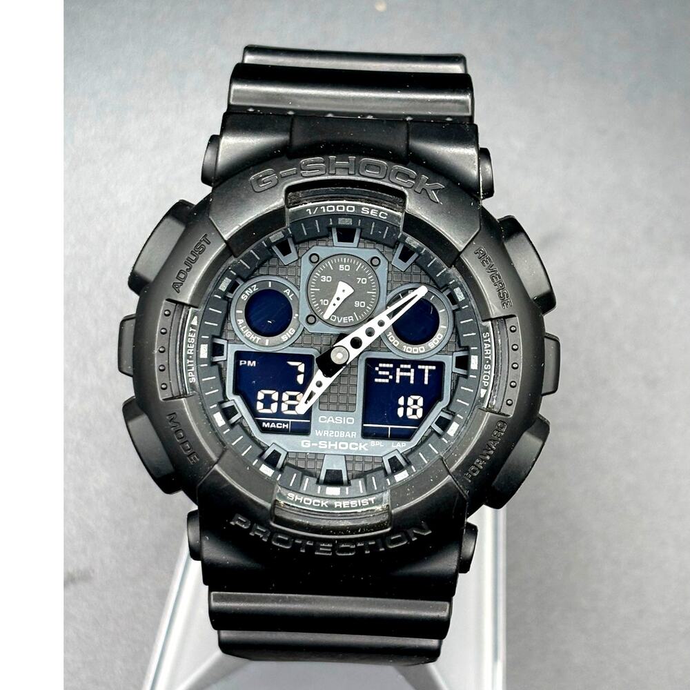 Casio G-Shock GA-100-1A1 Black Analog Digital Men’s 51mm Watch